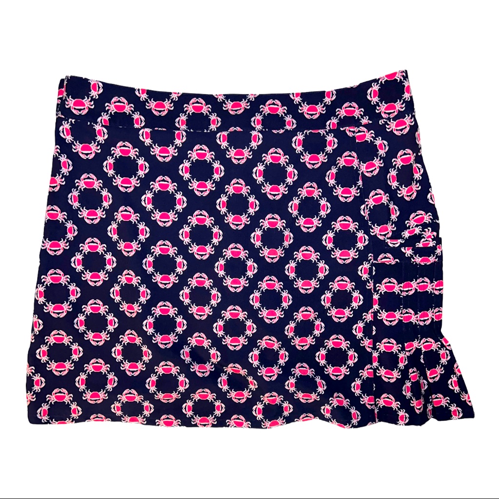 Crown  Ivy NavyPink Golf Skirt